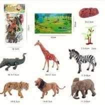 Animales de la selva en bolsita x6