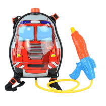 Pistola de agua con mochila recargable