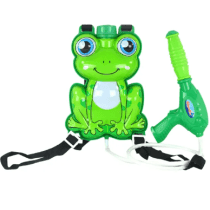 Pistola de agua con mochila rana