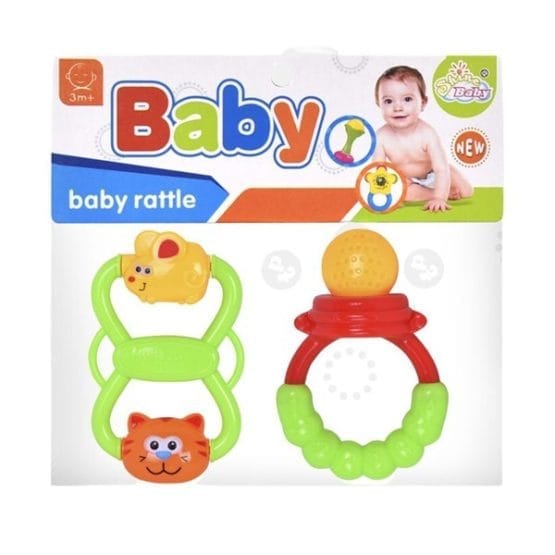 Sonajero plástico x2 en bolsa