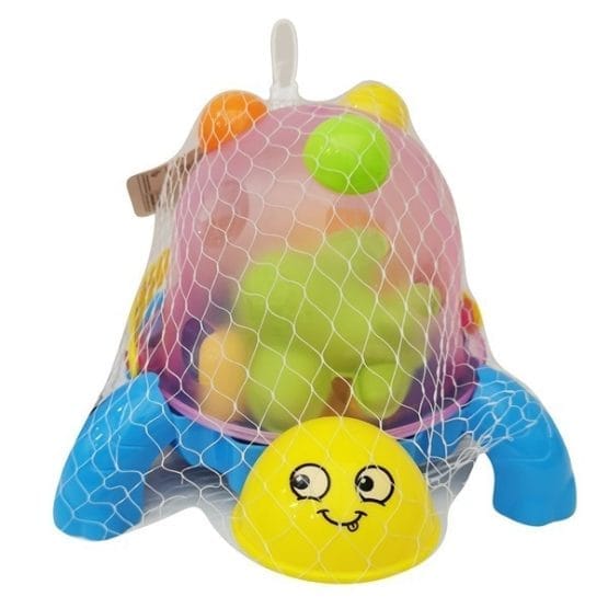 Balde para playa 6 piezas tortuga