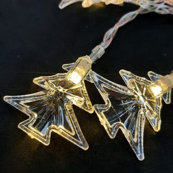 Luces led x10 arbolitos cálida