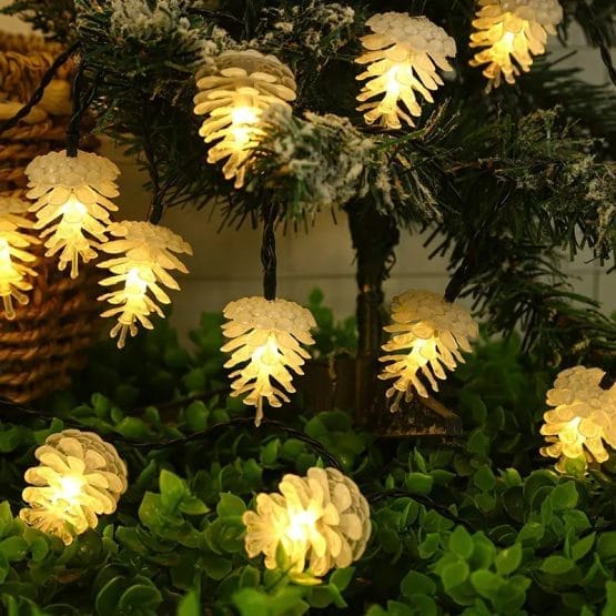 Luces led cálidas blancas 4 mts.