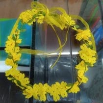 Corona con florcitas colores