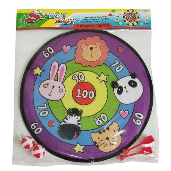 Tiro al blanco velcro animalitos