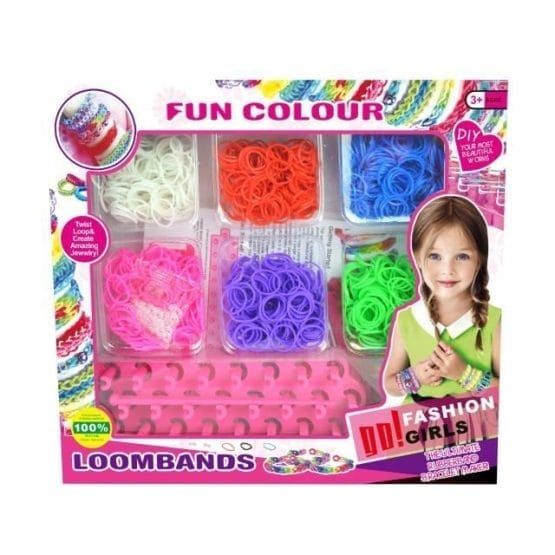 Set bandas elasticas para armar pulseras