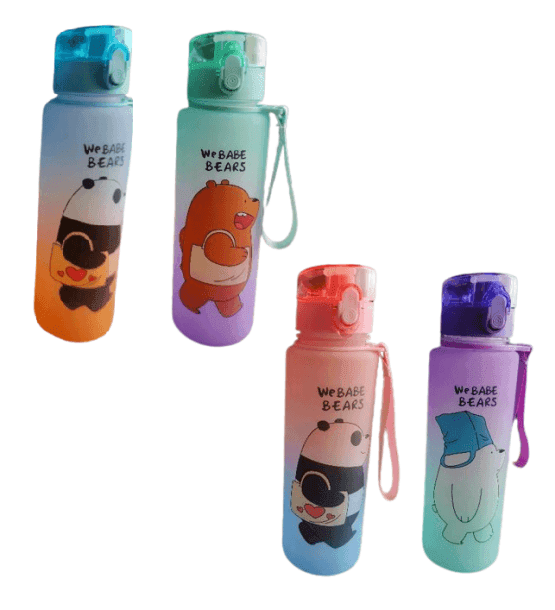 Botella de agua mediana con diseño