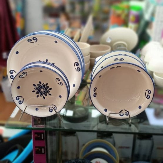 Juego de vajilla ceramica 18 piezas