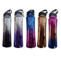 Botella metalica en degrade 600 ml.