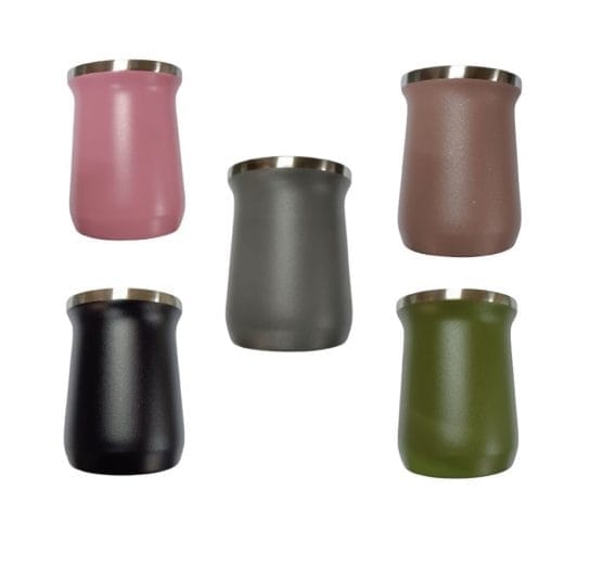 Mate de acero 260 ml.