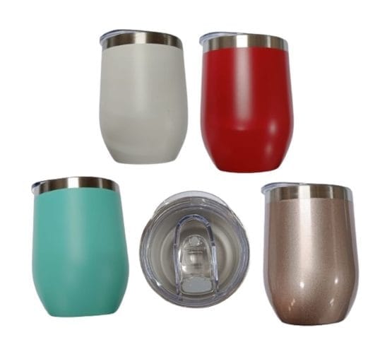 Mate de acero 320 ml. con tapa