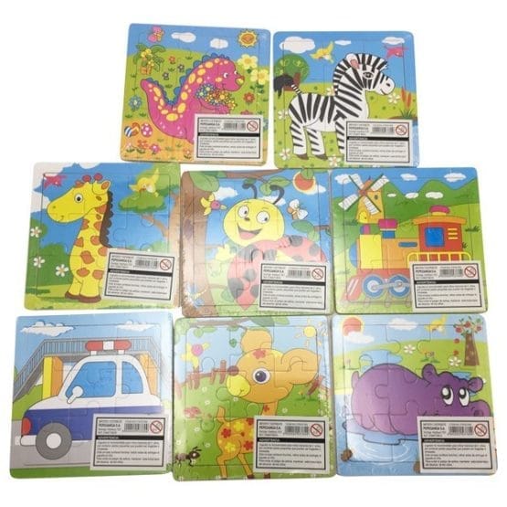 Puzzle madera 9 piezas