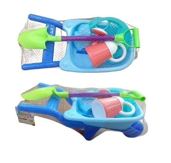 Carretilla para playa 8 piezas