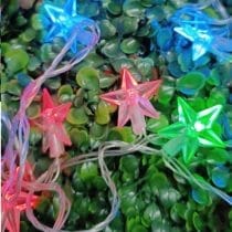 Luces led estrellas multicolor 4 mts.