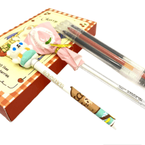 Set de lapiceras en caja cherry rabit