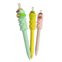 Lapicera decorada con masajeador