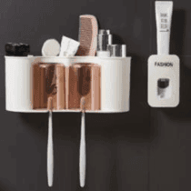Organizador de baño para cepillos