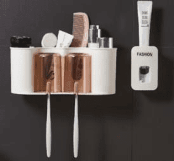 Organizador de baño para cepillos