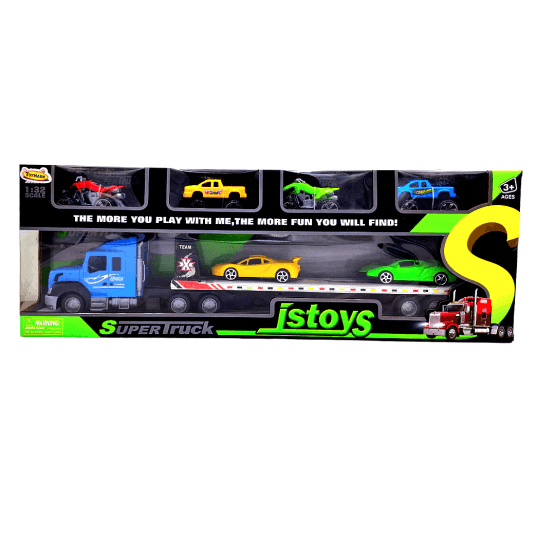 Camion con autos istoys