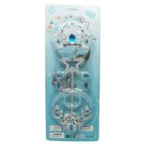 Set belleza corona con varita y accesorios