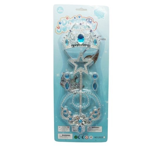 Set belleza corona con varita y accesorios
