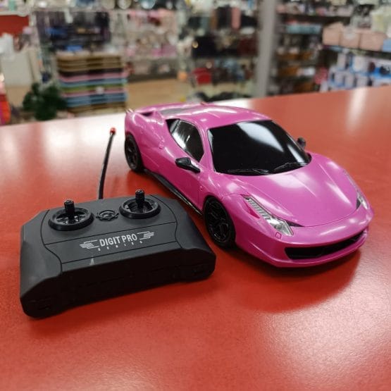 Auto c/ remoto rosa