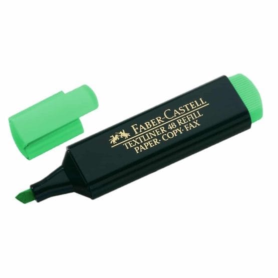 Resaltador fluor faber verde