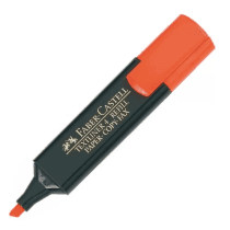 Resaltador fluor faber naranja