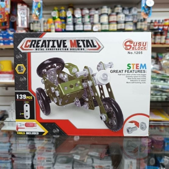 Juego armar moto militar