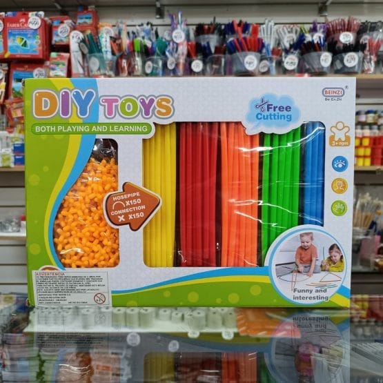 Juego armar sorbetes y conectores