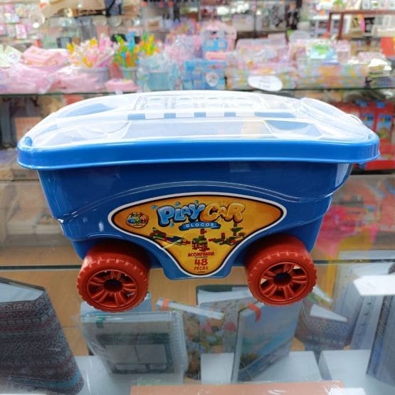 Bloques 48 piezas en carro