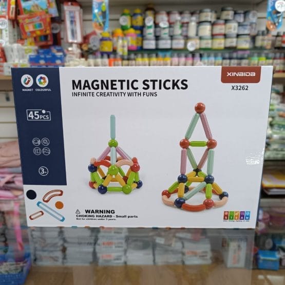 Juego magnetico 45 piezas