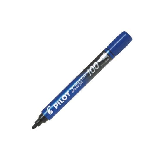 Marcador permanente pilot 100 azul