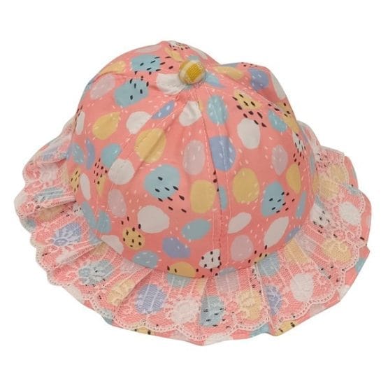 Gorro infantil c/volados