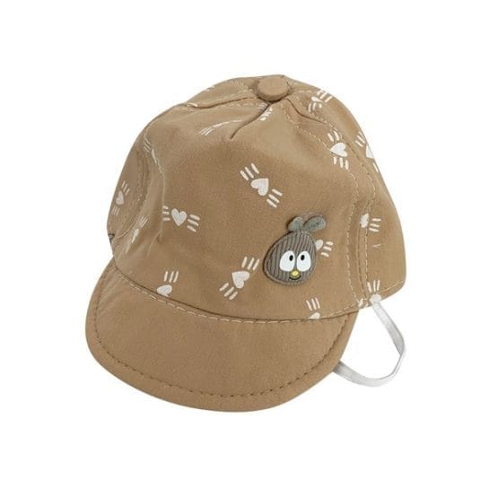 Gorro para bebé con visera