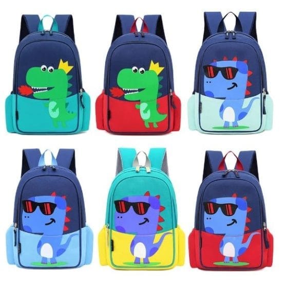 Mochila dino/unicornio bicolor