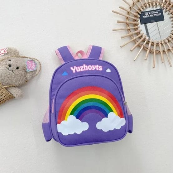 Mochila diseño arcoiris