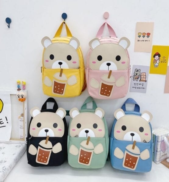 Mochila diseño osito c/orejitas