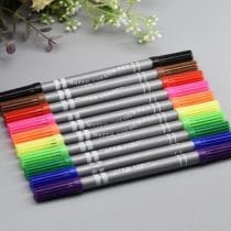 Marcadores doble punta x 10 colores