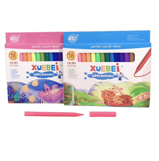 Marcadores lavables x18