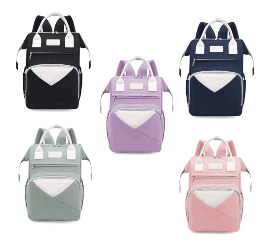 Mochila estilo maternal triangulo