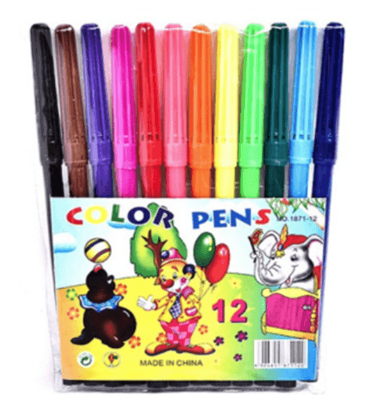 Marcadores finos x12