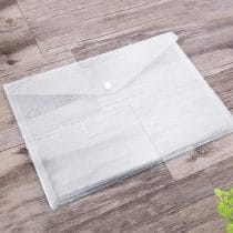 Sobre pvc a5 con boton