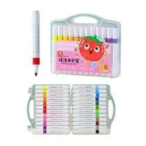 Marcadores triangulo estuche x24