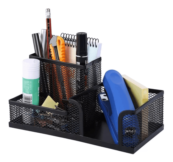 Organizador metal para escritorio x3
