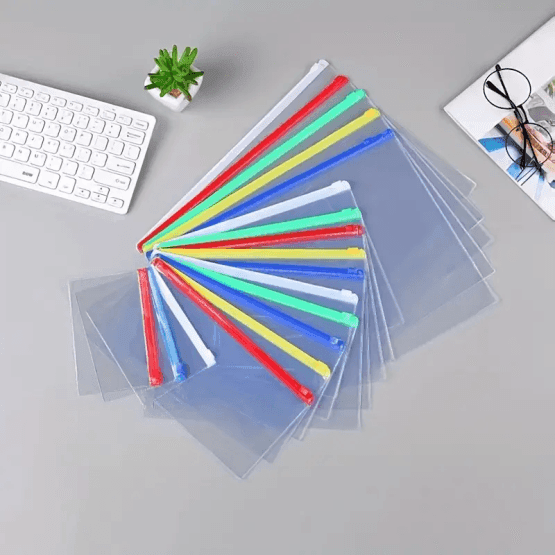 Sobre a4 con cierre zipper