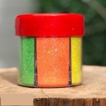 Brillantina en pote 6 colores