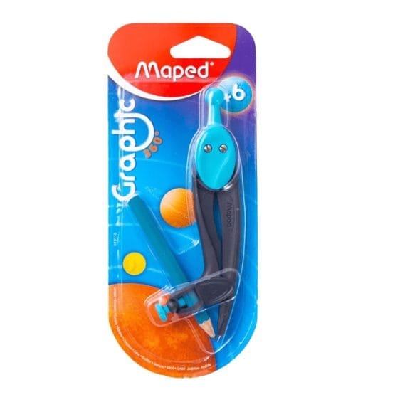 Compas maped graphic con lapiz