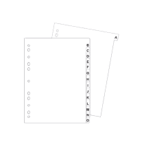 Separador con indice