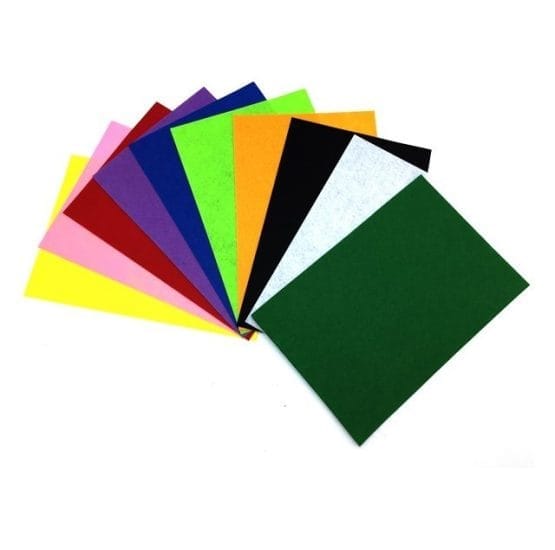 Fieltro a4 x10 colores